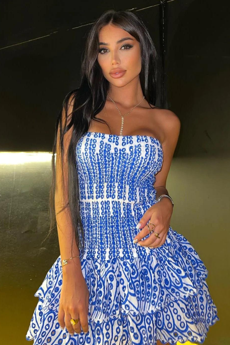 Sabine | Ruffle Short Dress