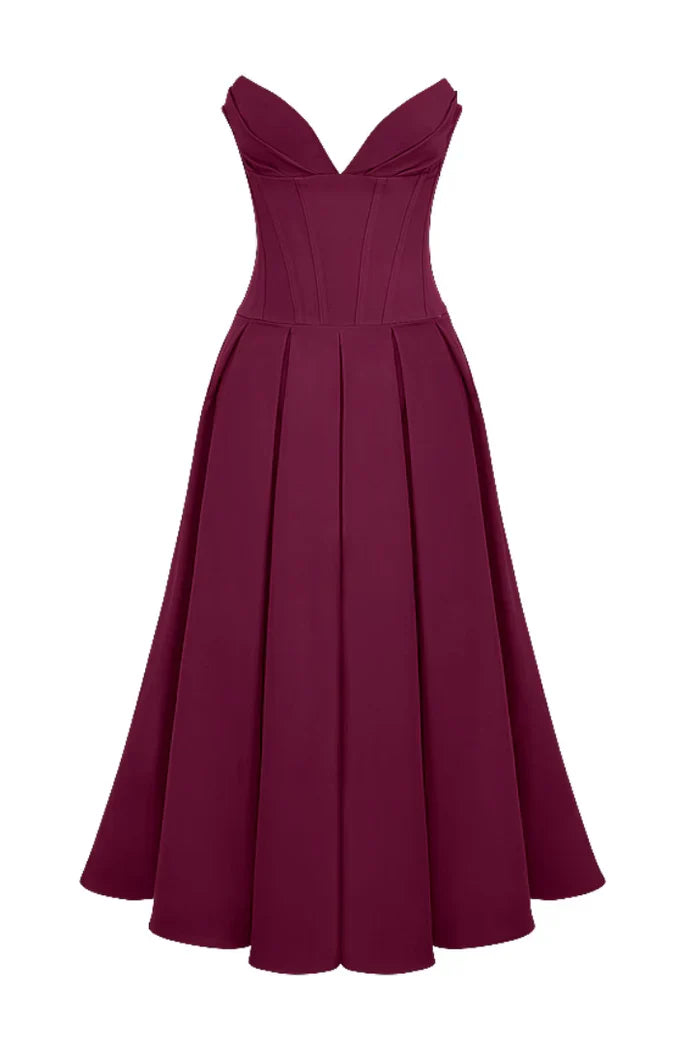 Juliette | Corset Midi Dress