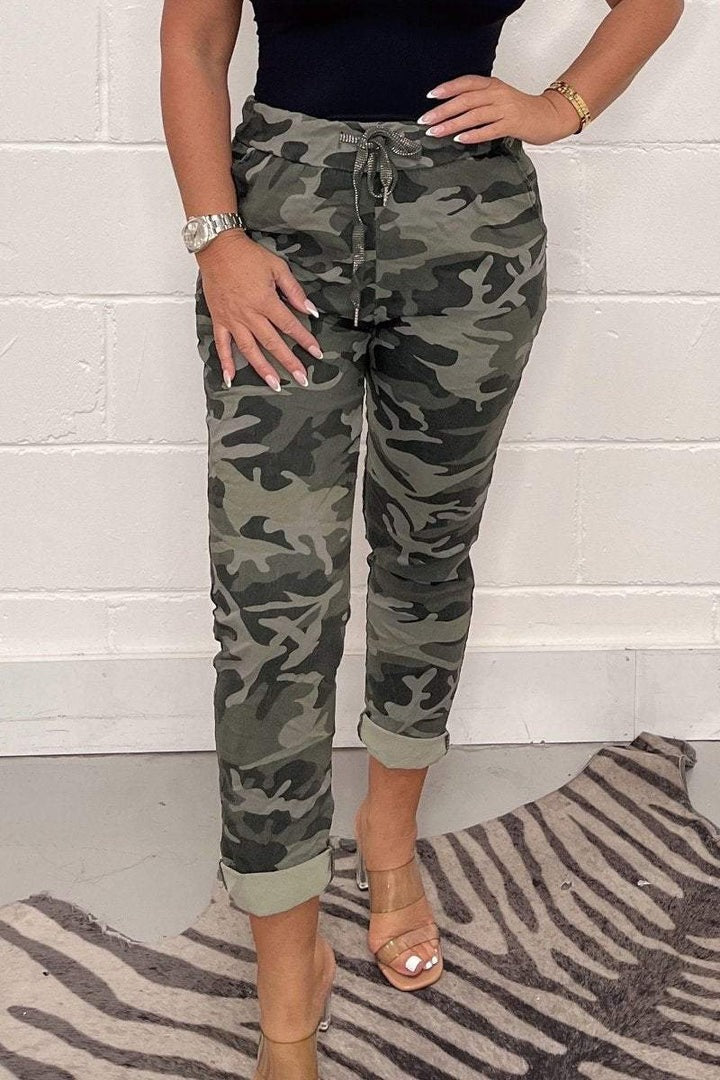 Quinlan Camouflage Jogger Pants