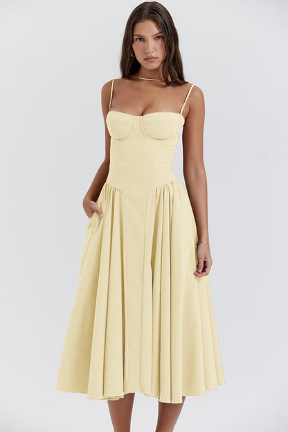 Yosta Midi Sundress Corset Fit