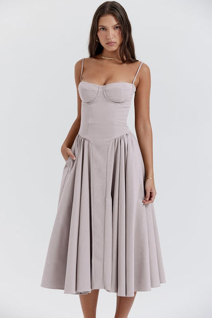Yosta Midi Sundress Corset Fit