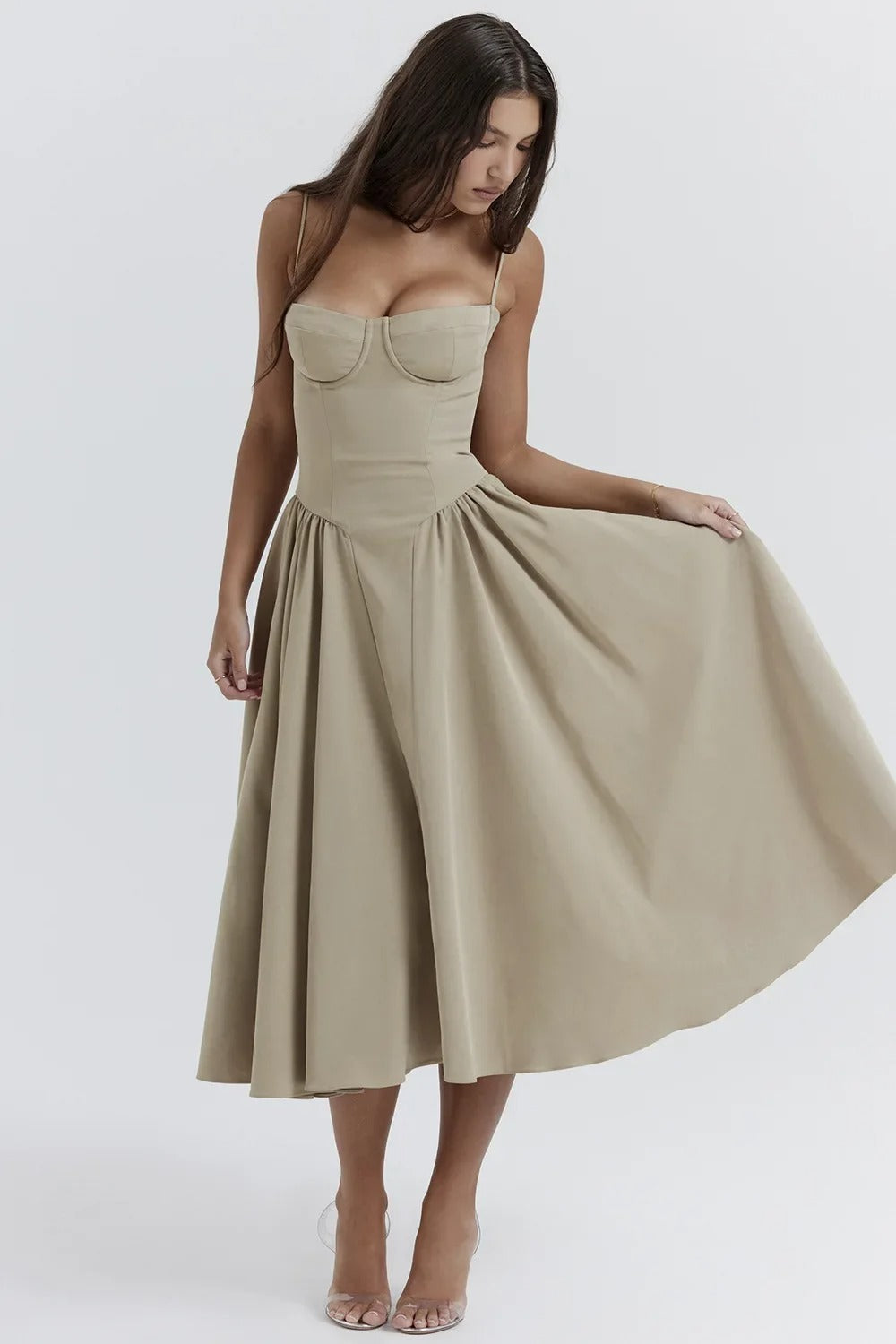 Yosta Midi Sundress Corset Fit