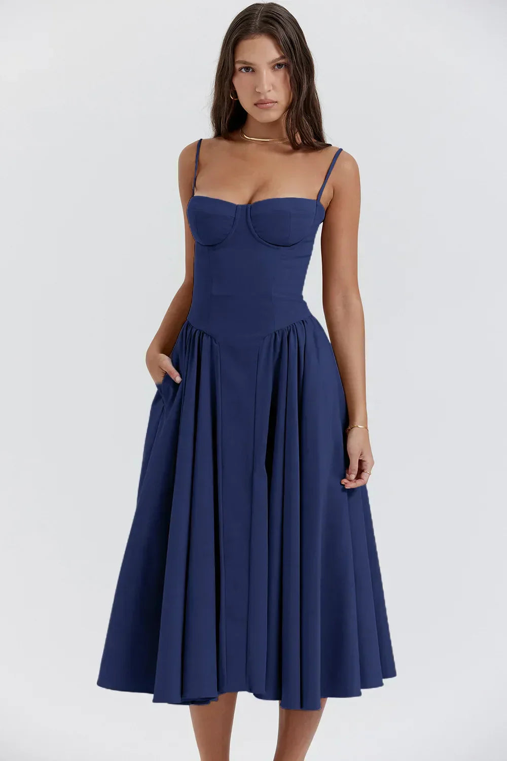 Yosta Midi Sundress Corset Fit