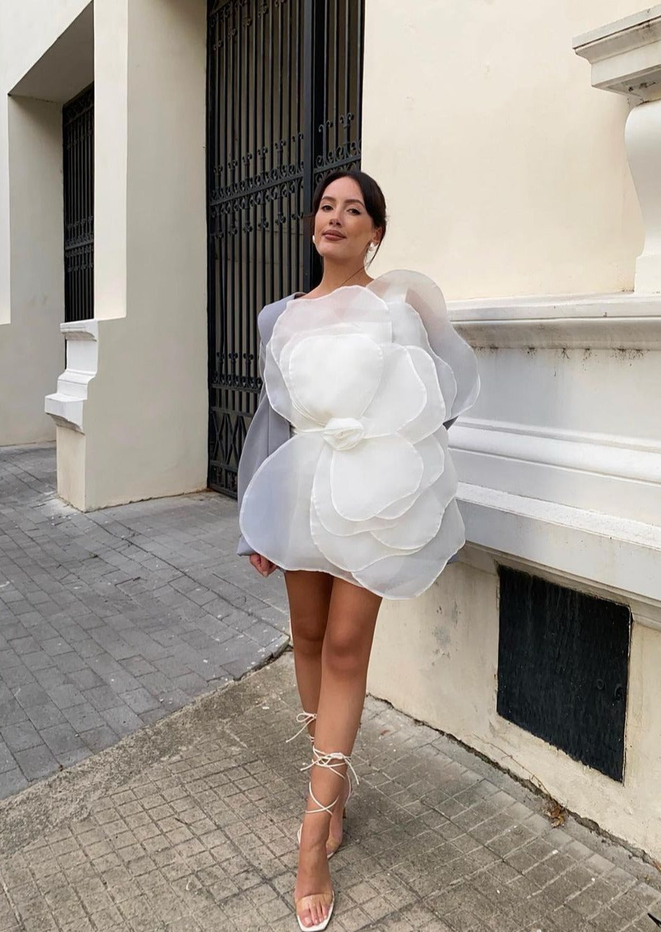 Maris | Floral One-Shoulder Mini Dress