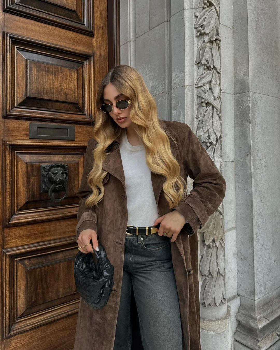 Selah | Suede Trench Coat