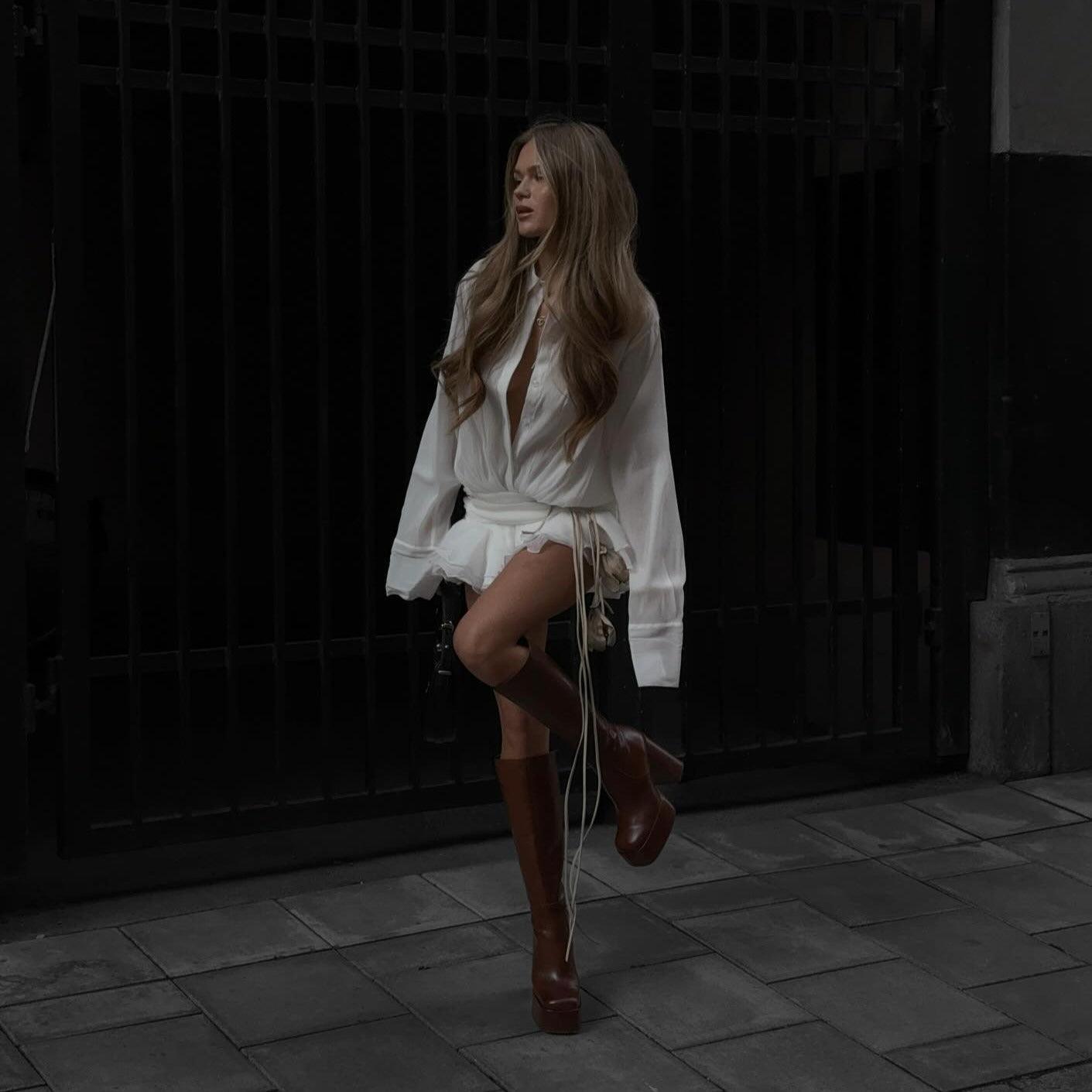 Zelie | Pleated Mini Dress