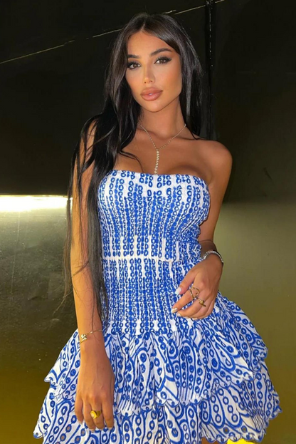 Sabine | Ruffle Short Dress