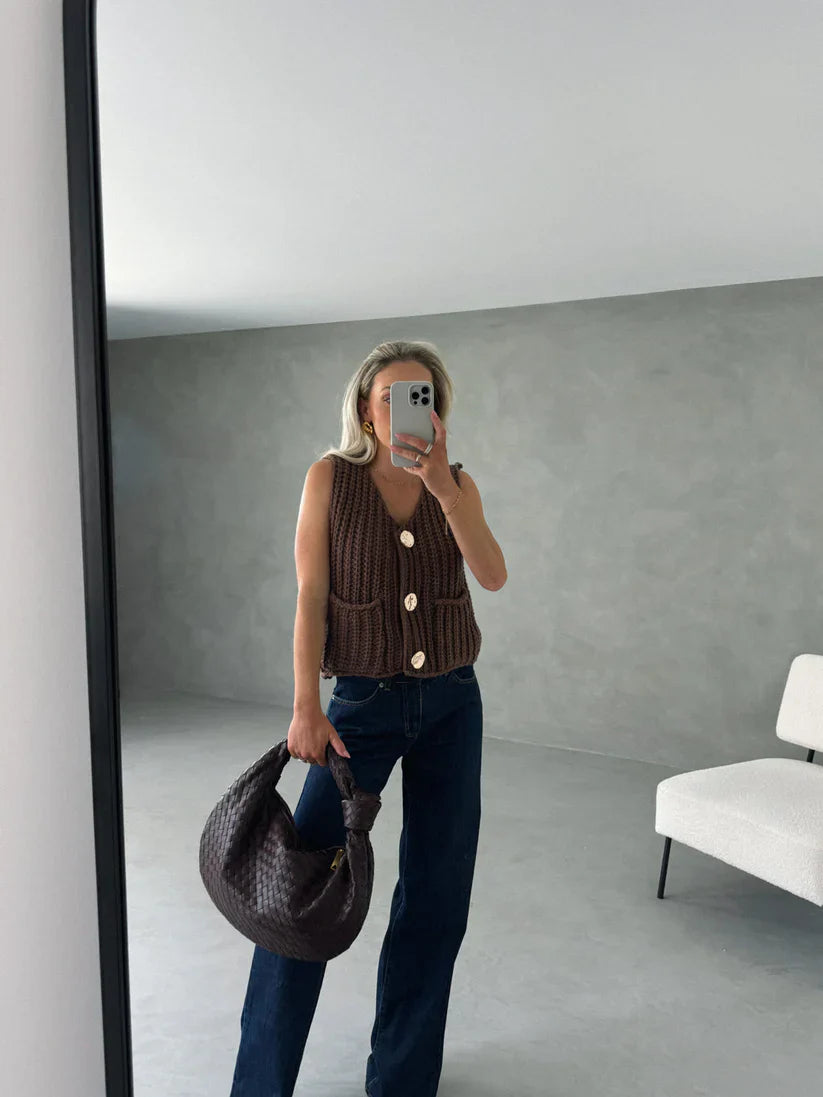 Maya | Ribbed Knit Top