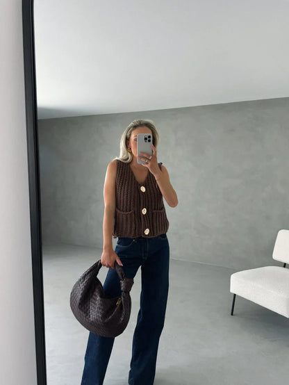 Maya | Ribbed Knit Top