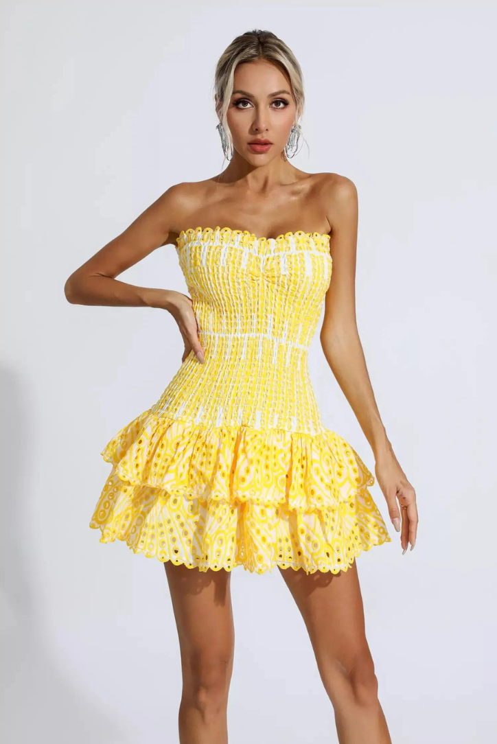 Liana | Ruffle Mini Dress