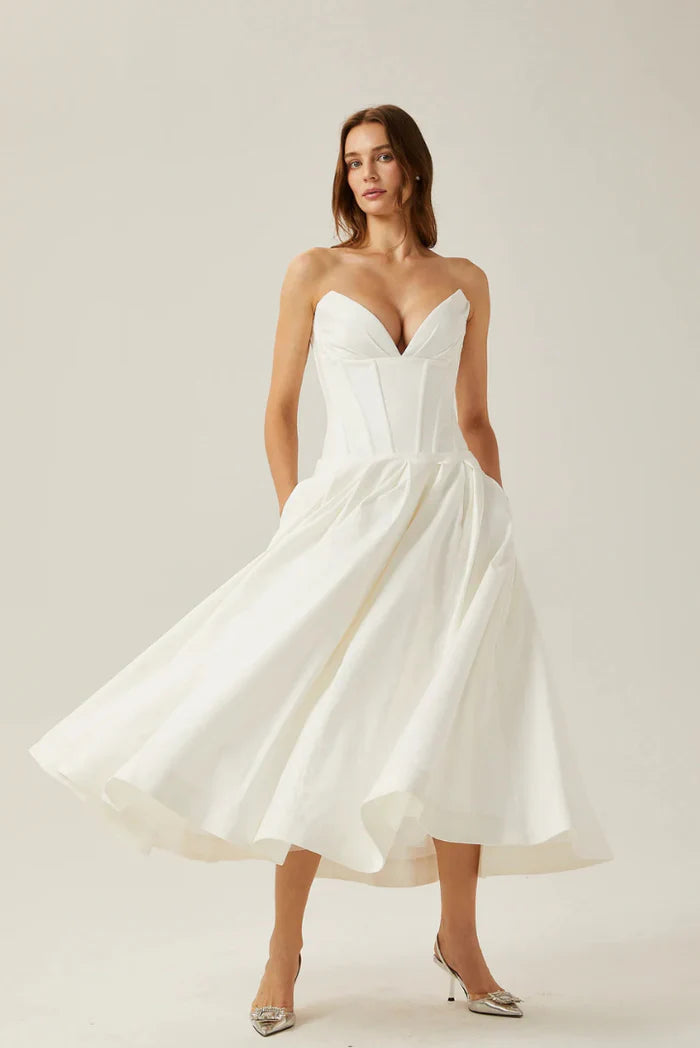Juliette | Corset Midi Dress