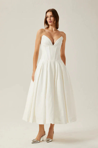 Juliette | Corset Midi Dress