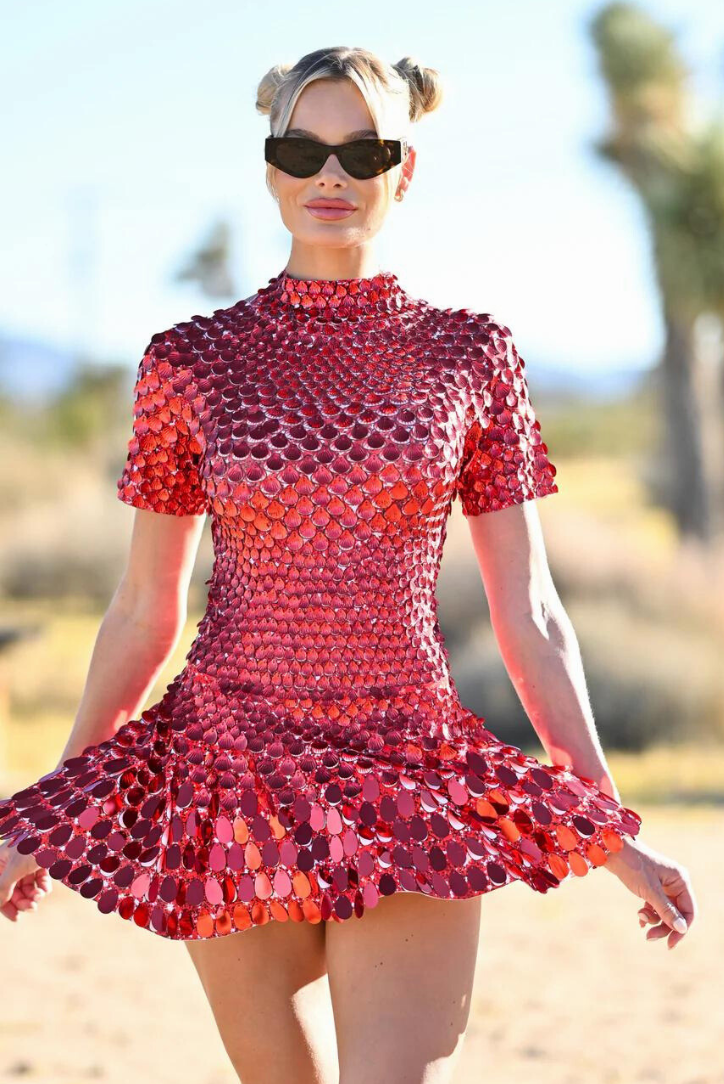 Thalia | High Neck Mini Dress