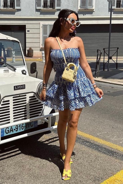 Sabine | Ruffle Short Dress