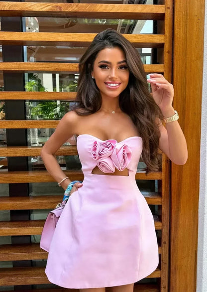 Amira | Floral Mini Dress