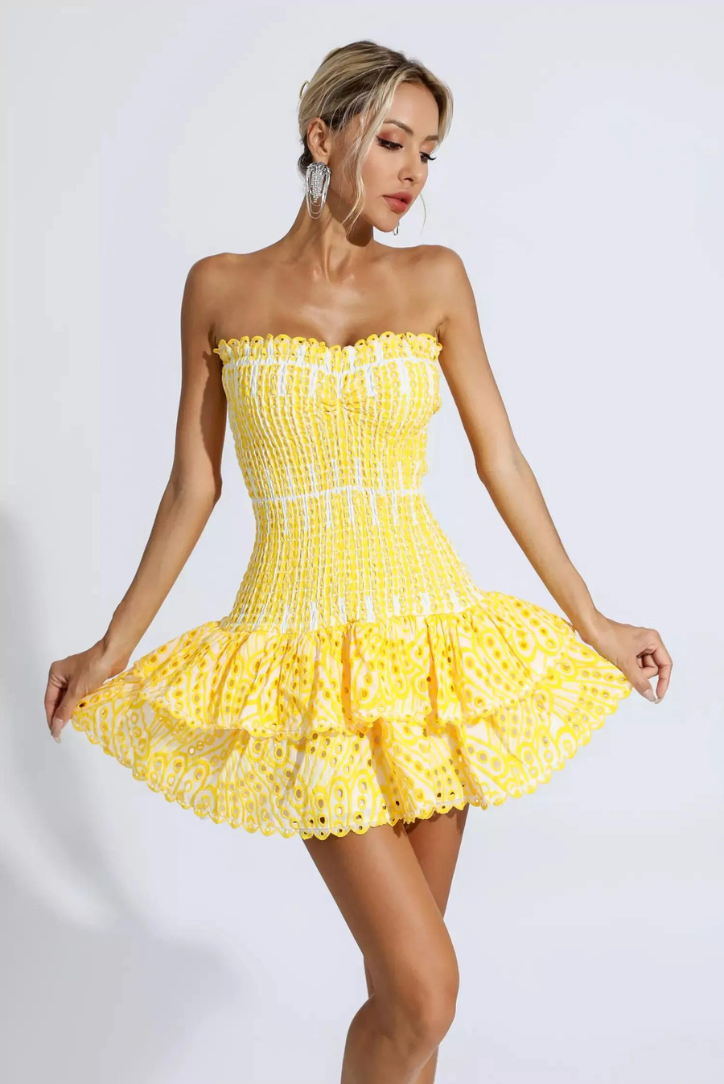 Liana | Ruffle Mini Dress
