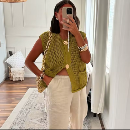 Maya | Ribbed Knit Top