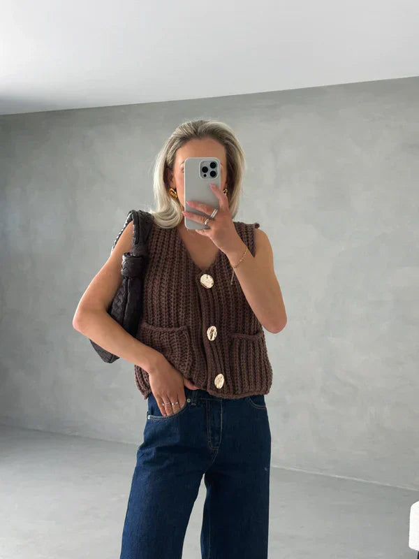 Maya | Ribbed Knit Top