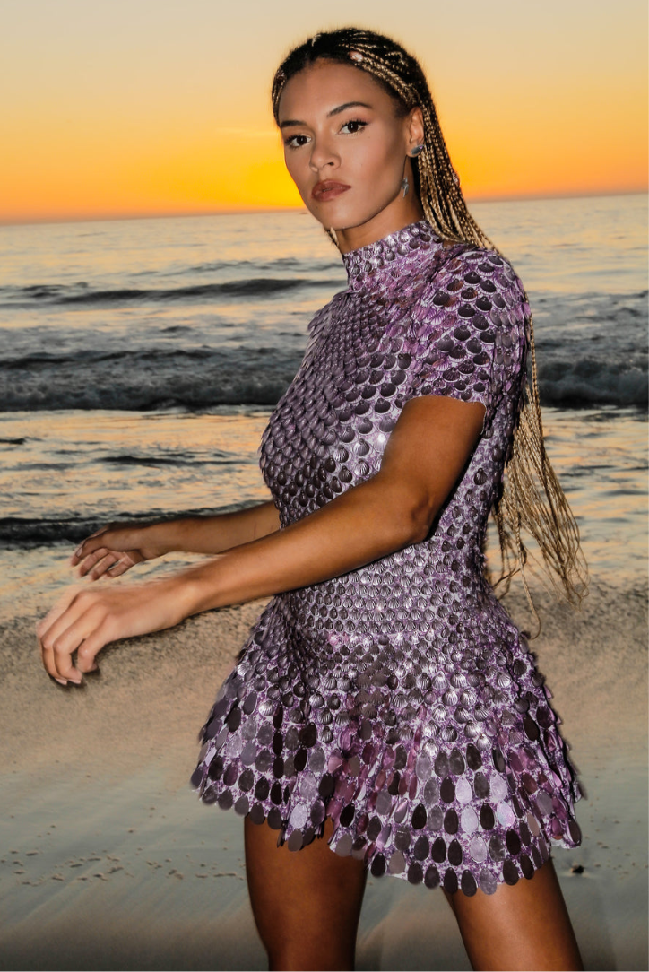 Kaia | High Neck Mini Dress