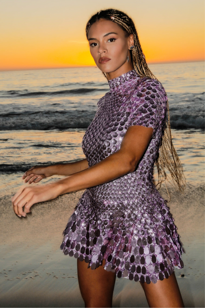 Kaia | High Neck Mini Dress