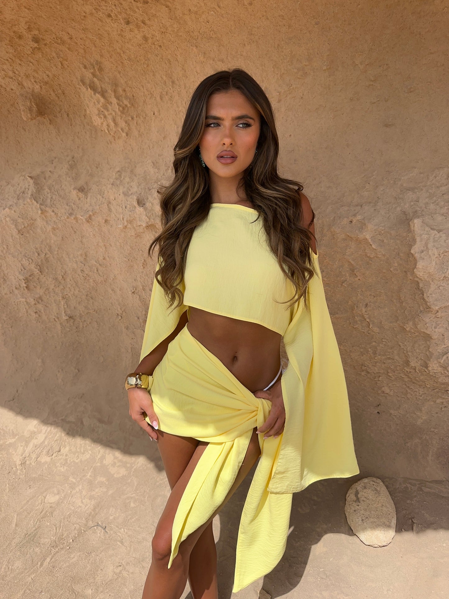 Veda | Citrus Sarong Set