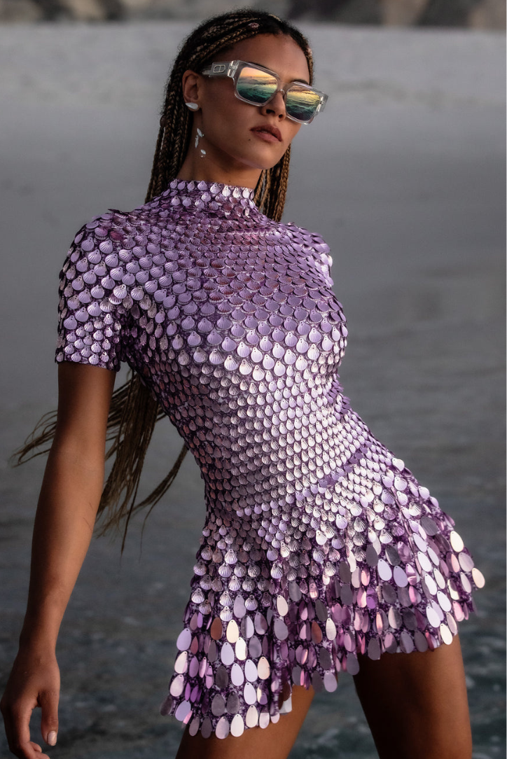 Kaia | High Neck Mini Dress