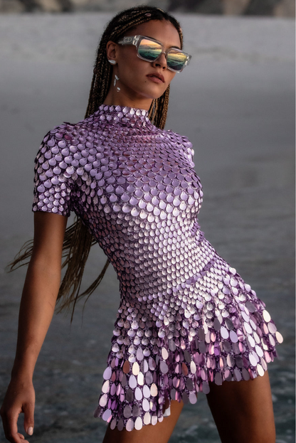 Kaia | High Neck Mini Dress