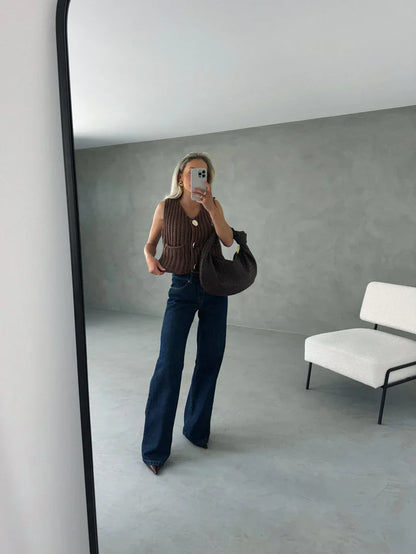 Maya | Ribbed Knit Top