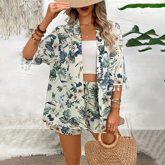 Daniella Floral Shorts Set