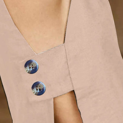 Yessabelle Sleeveless Button-Down Set