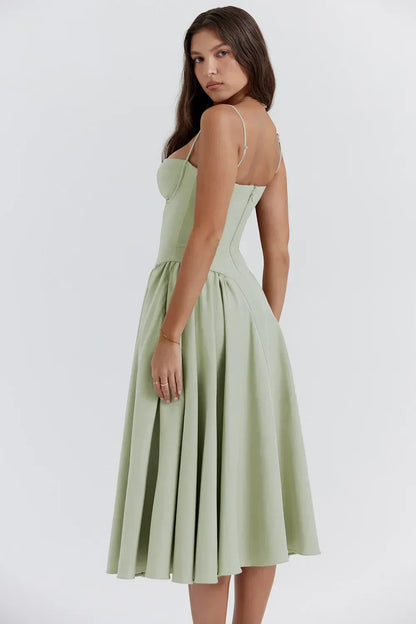 Yosta Midi Sundress Corset Fit