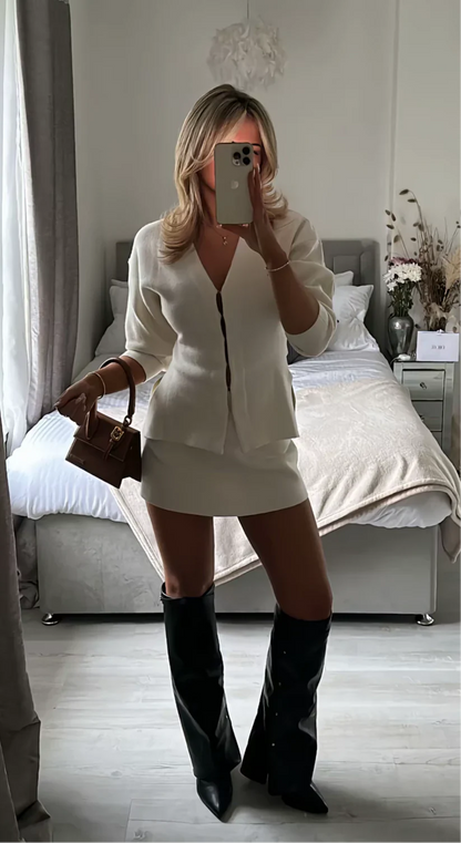 Nadia | Ribbed Knit Set