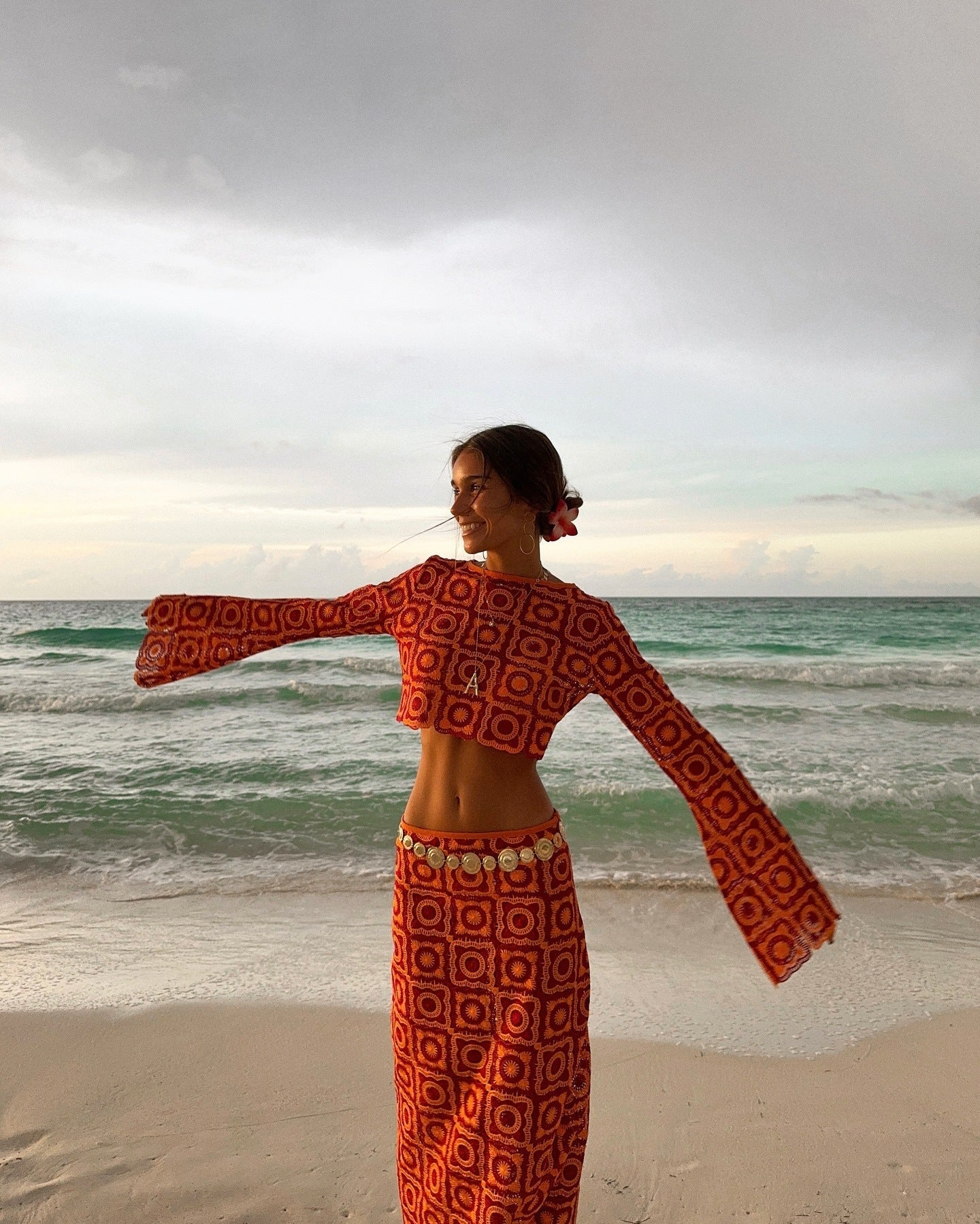 Celia | Wrap Long Sleeve Set