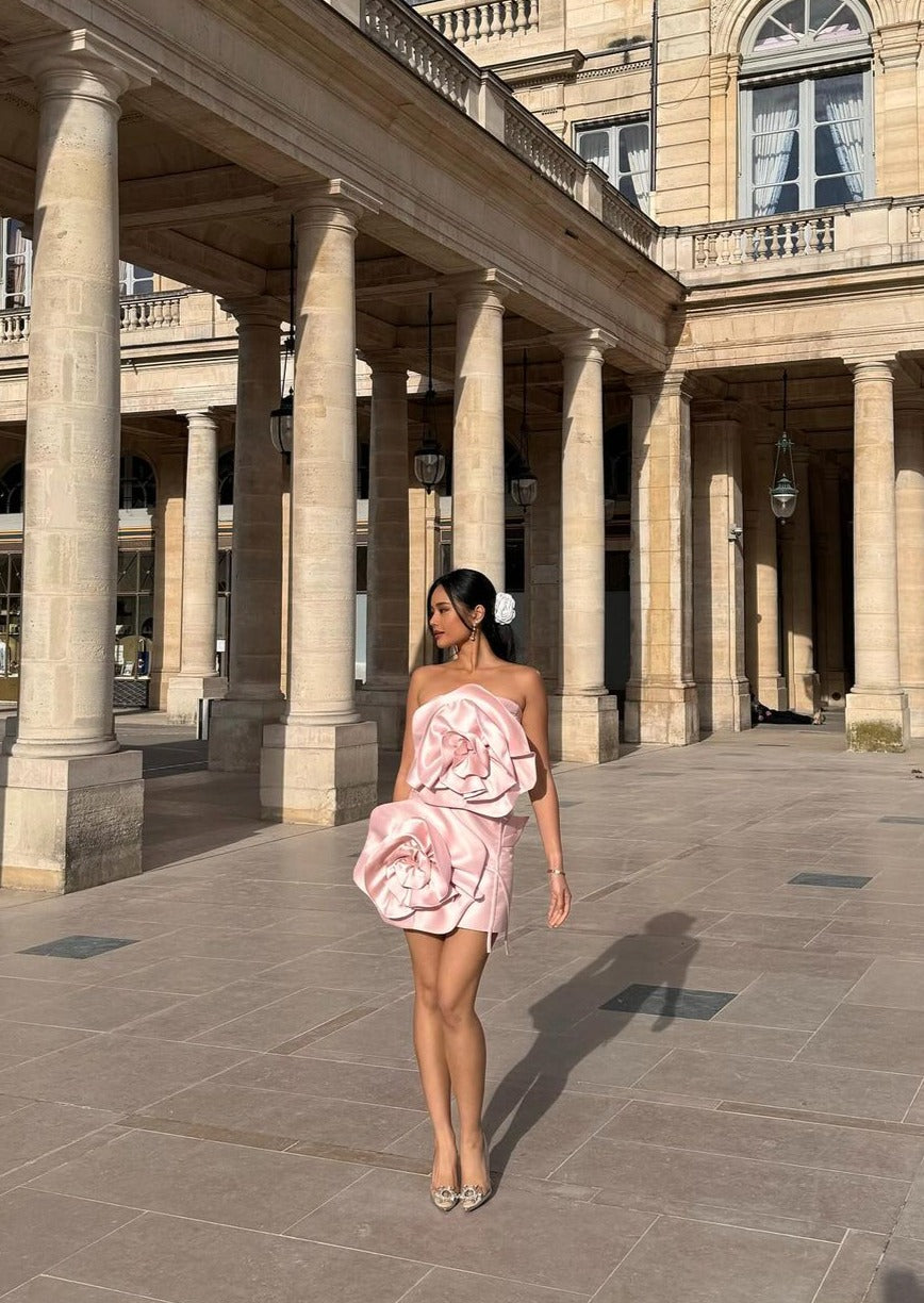 Nerina | Flower Mini Dress