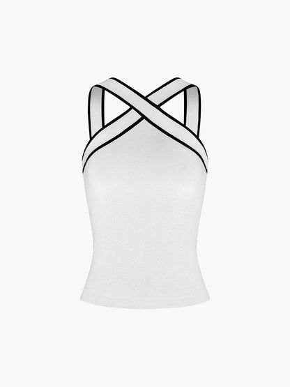 Ashley | Crossover Tank Top