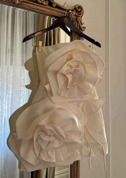 Nerina | Flower Mini Dress