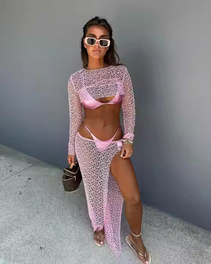 Raina | Long Sleeve Knitted Two-Piece