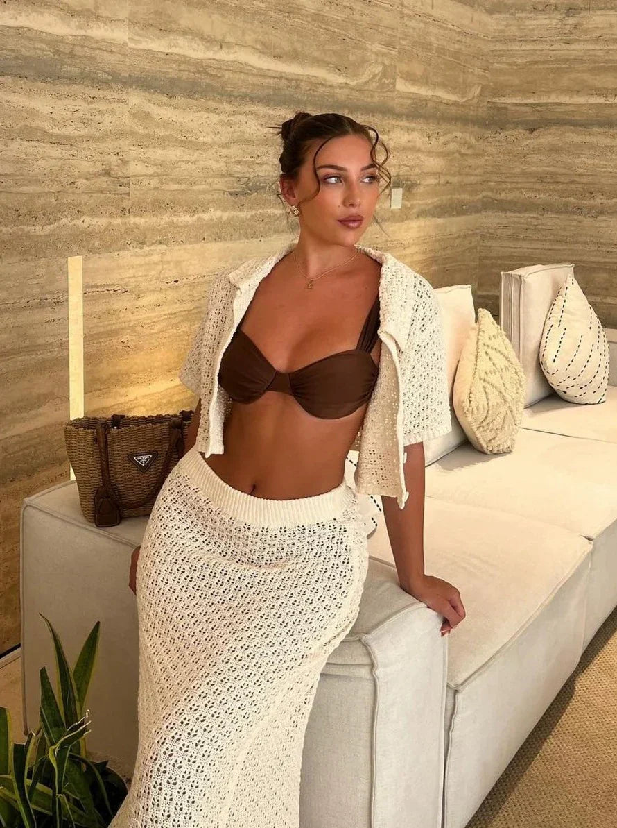 Seraphina | Crochet Knit Set