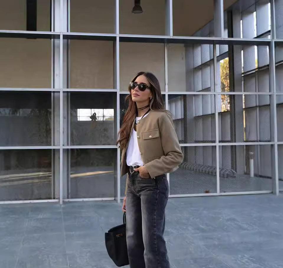 Alina | Vintage Cropped Jacket