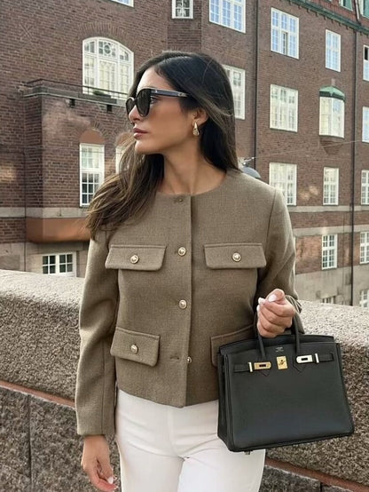 Alina | Vintage Cropped Jacket