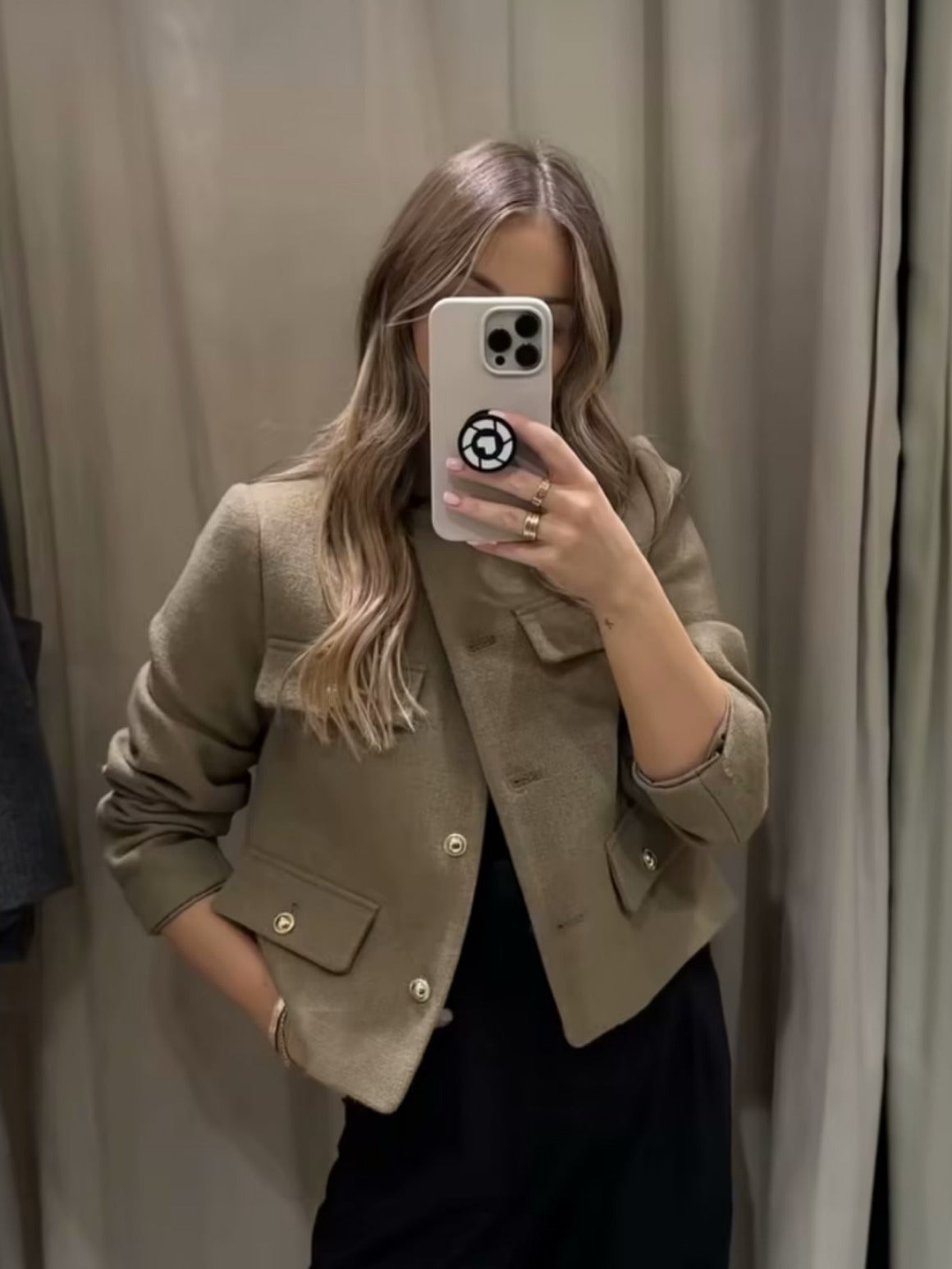 Alina | Vintage Cropped Jacket