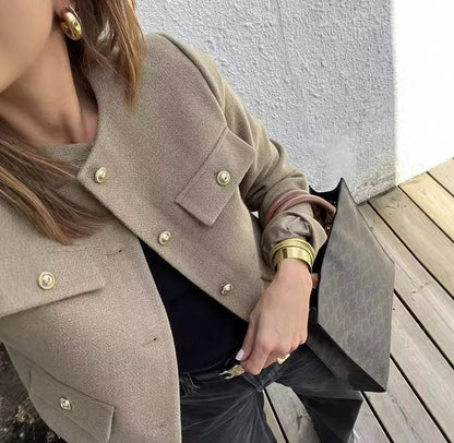 Alina | Vintage Cropped Jacket