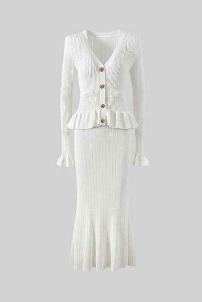 Maisie | V-Neck Knit Set