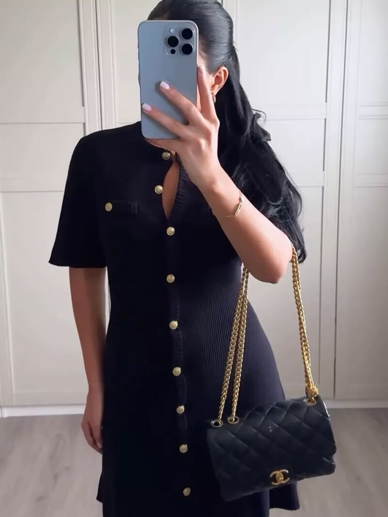 Taliah | Knitted Mini Dress