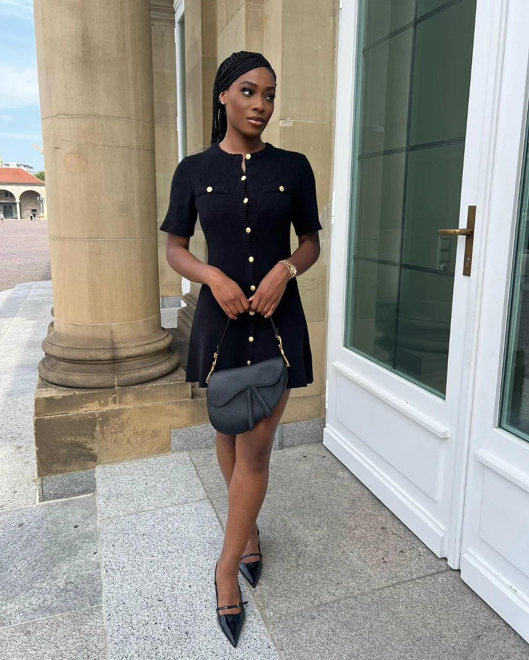 Taliah | Knitted Mini Dress