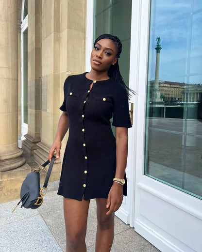 Taliah | Knitted Mini Dress