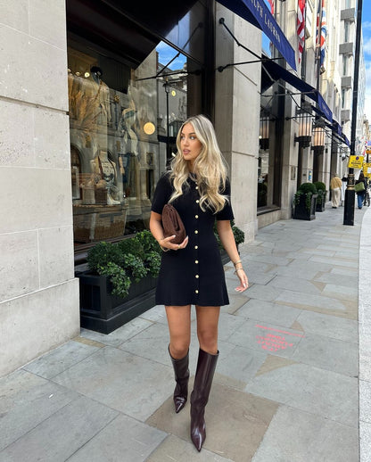 Taliah | Knitted Mini Dress