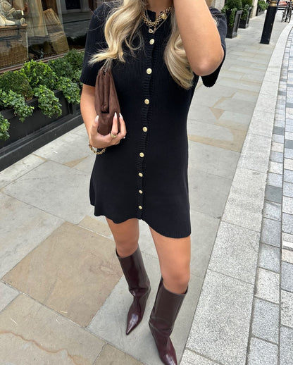 Taliah | Knitted Mini Dress