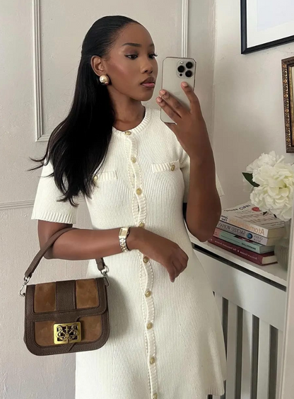 Taliah | Knitted Mini Dress