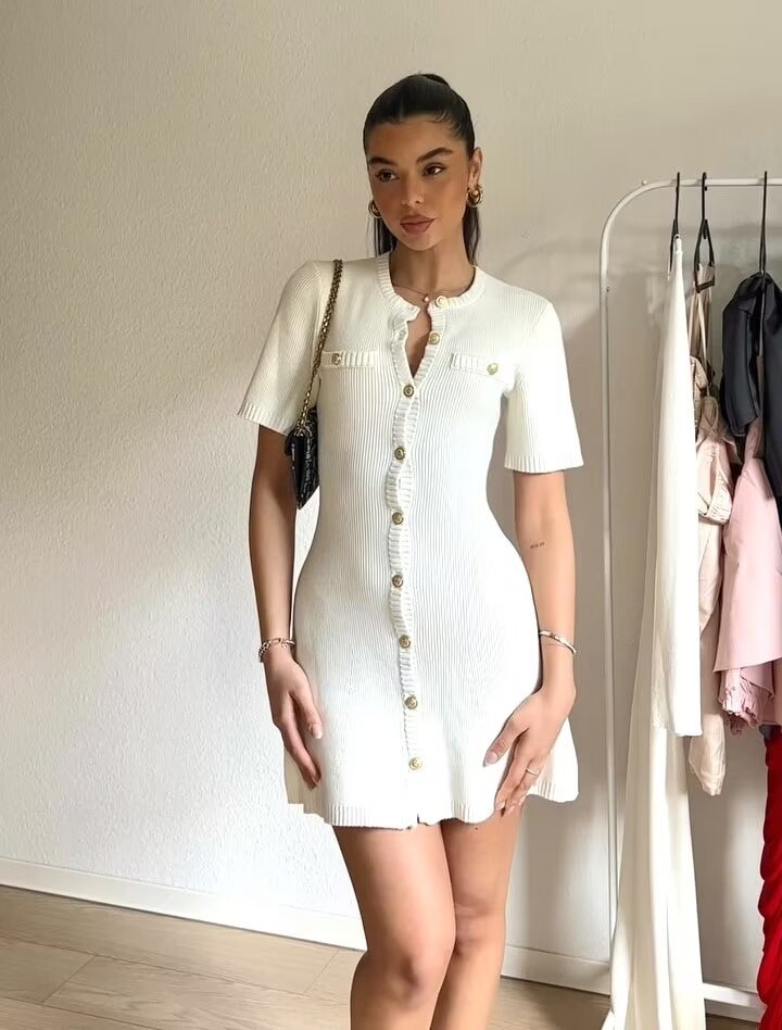 Taliah | Knitted Mini Dress